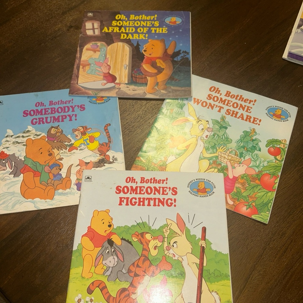 Disney Winnie the Pooh Oh, Bother! Book Set - Red, Yellow, Blue